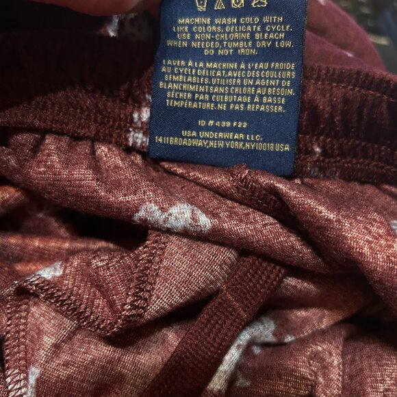 U.S. Polo Assn Blue Label Lounge Pants • Men’s L • Crushed Velvet Logo Sleepwear - Picture 5 of 5